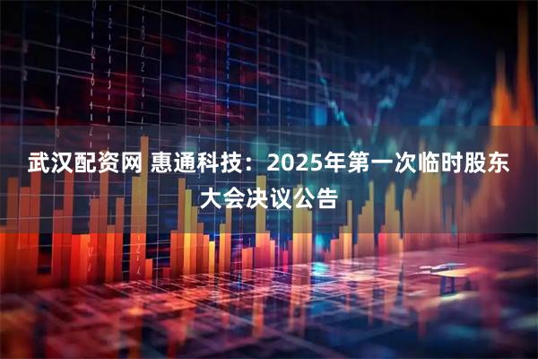 武汉配资网 惠通科技：2025年第一次临时股东大会决议公告