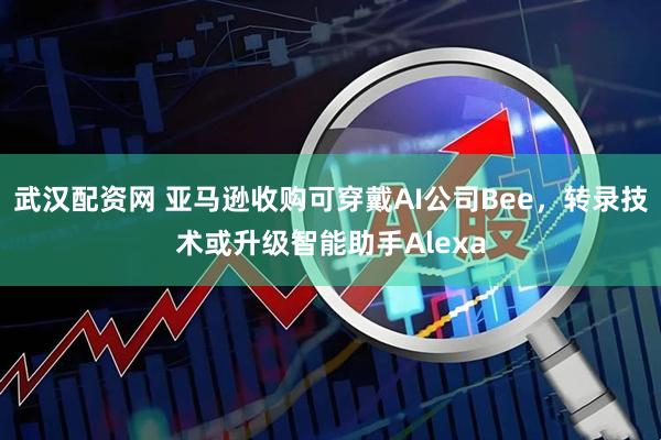 武汉配资网 亚马逊收购可穿戴AI公司Bee，转录技术或升级智能助手Alexa